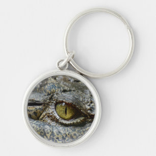Llavero cara de cocodrilo animal personalizado diy