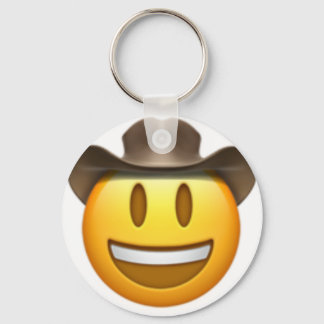 Llavero Cara de emoji de vaquero