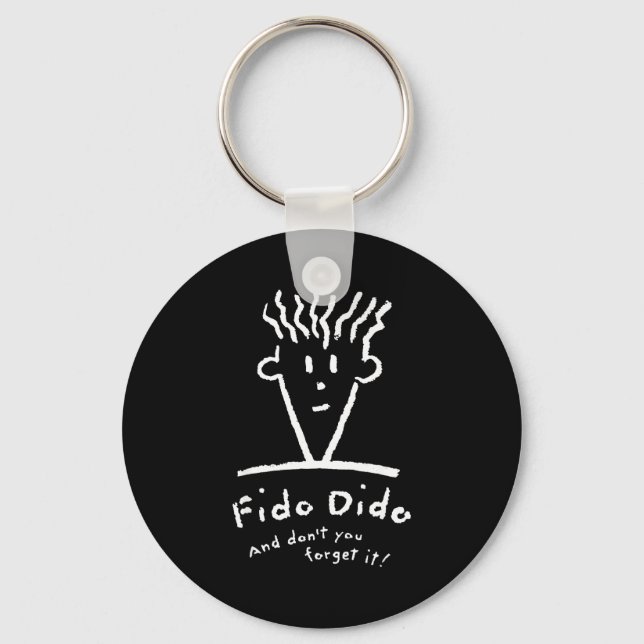 Llavero Cara de Fido Dido No te olvides de ello  (Anverso)