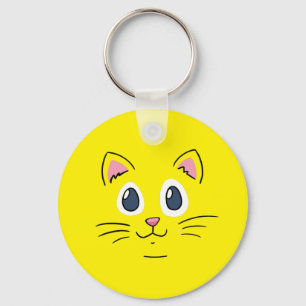 Llavero Cara de Gatito Adorable