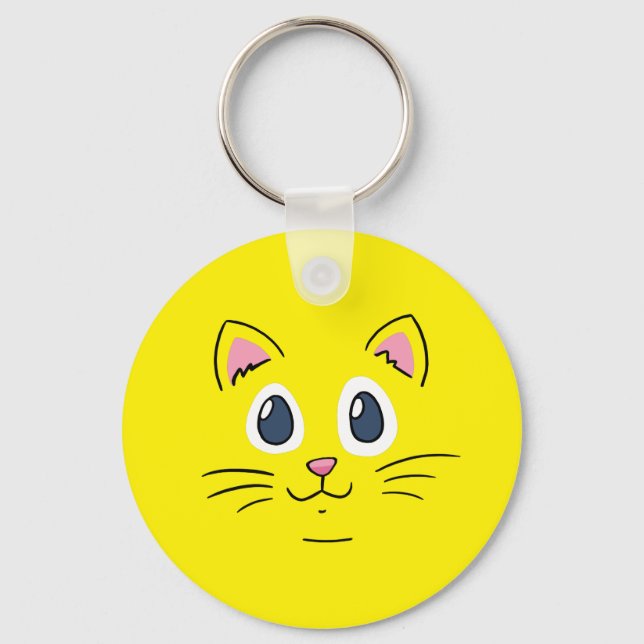 Llavero Cara de Gatito Adorable (Anverso)