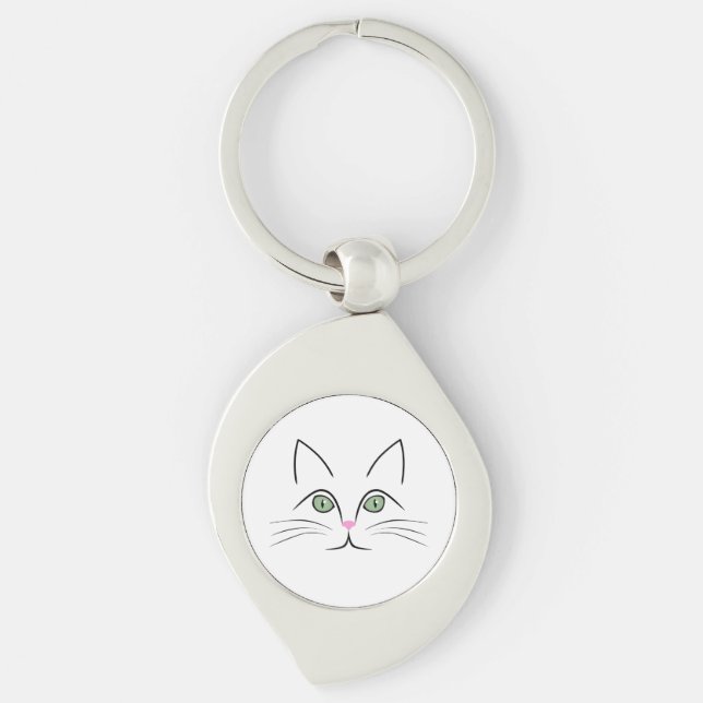 Llavero Cara de gato (Anverso)