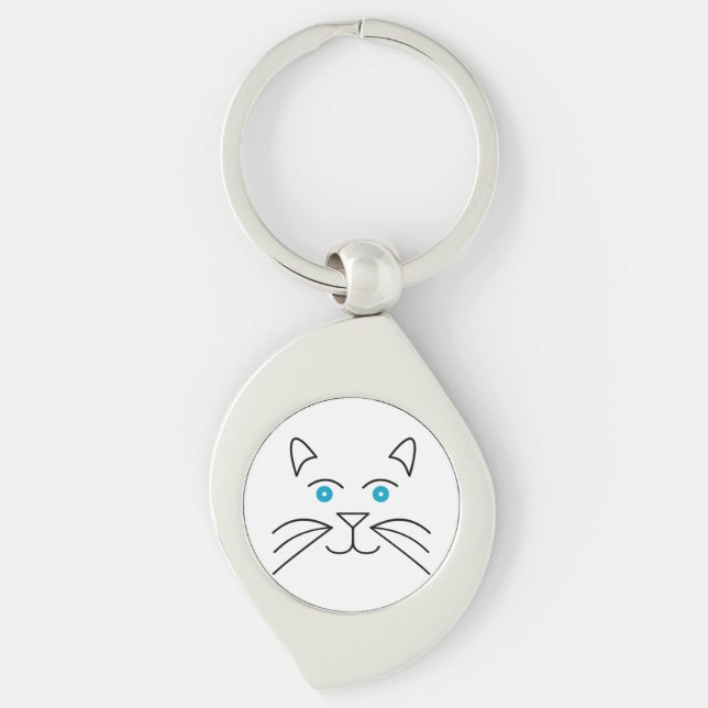 Llavero Cara de gato (Anverso)