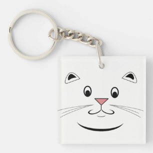 Llavero Cara de gato Kitty