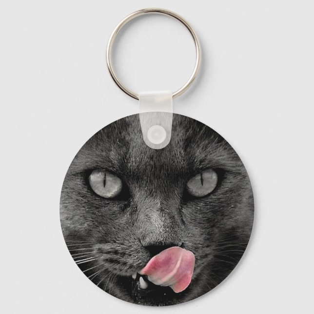 Llavero Cara de gatos - Keychain (Anverso)