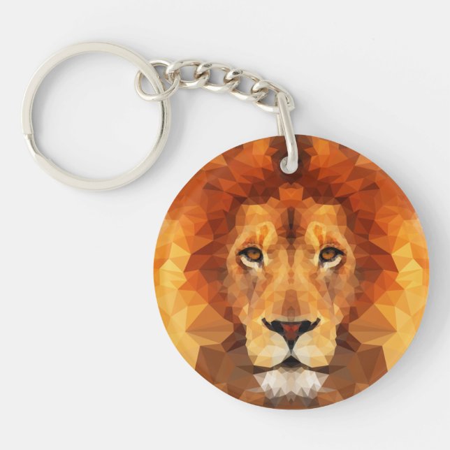 Llavero Cara de león de popa baja-65764 (Frente)