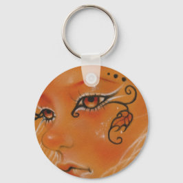 Llavero Cara de muñeca de hadas de otoño Keychain