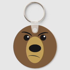 Llavero Cara de oso gruñón