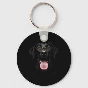Llavero Cara de perro cachorro Labrador Retriever negro li