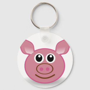 Llavero Cara de Personalizado de cerdo