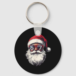 Llavero Cara de Santa Claus 67 Navidad Seis Siete Bruh Mem