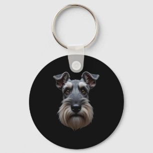 Llavero Cara de Schnauzer Dog Schnauzer