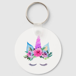 Llavero Cara de unicornio mágica