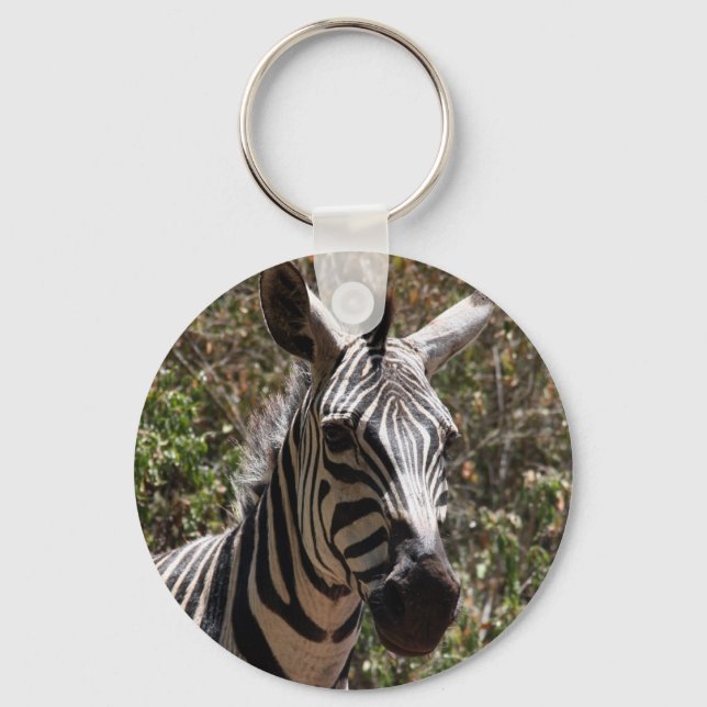 Llavero cara de zebra (Anverso)