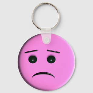 Llavero Cara escarpada - Rosa - Personalizada