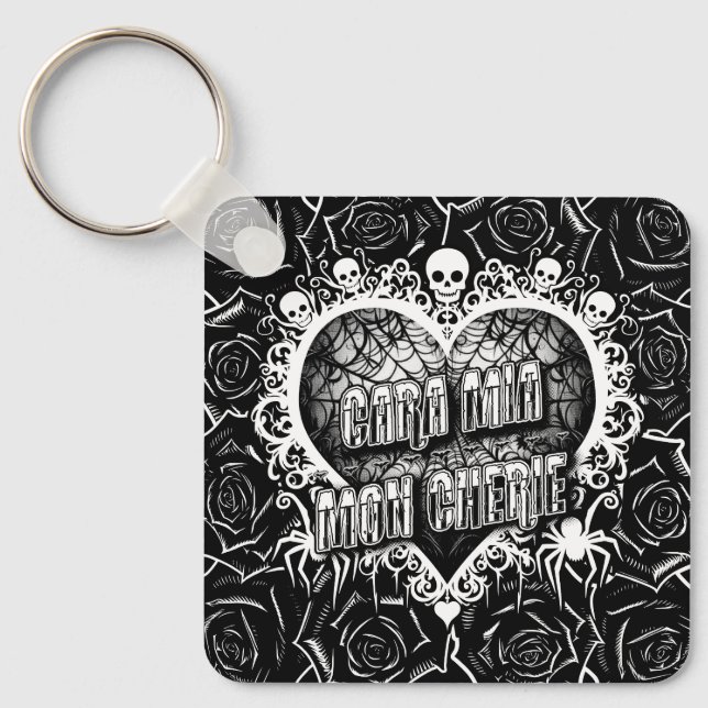 Llavero Cara Mia, Mon Cherie (Anverso)