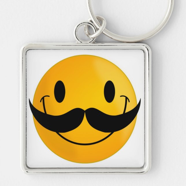 LLAVERO CARA MUSTACHE (Frente)