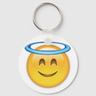 Llavero Cara sonriente con emoji del halo