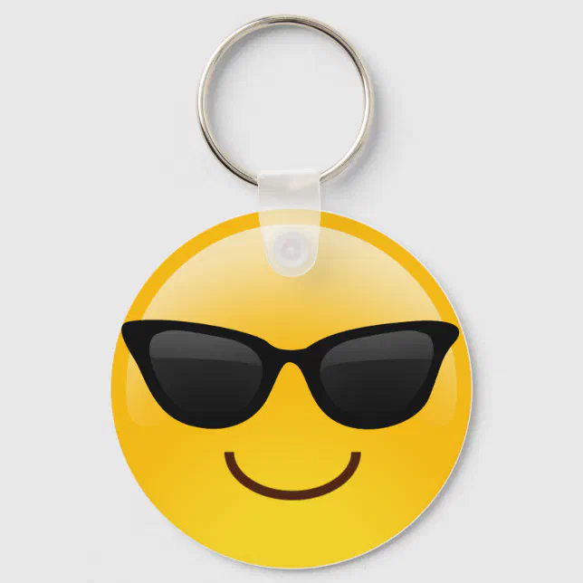 cara sonriente con emoticono de gafas de sol