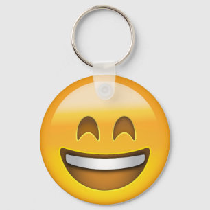 Llavero Cara sonriente con la boca abierta y emoji
