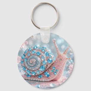 Llavero Caracol joya brillante