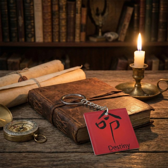 Llavero Carácter chino destino (Subido por el creador)