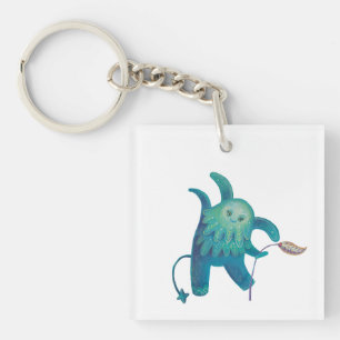 Llavero carácter de primavera lindo