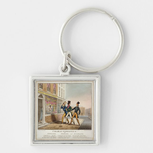 Llavero Características - Inglaterra, Irlanda y Escocia, e (Frente)