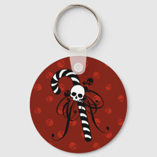 Llavero Caramelo de Caña con Calavera