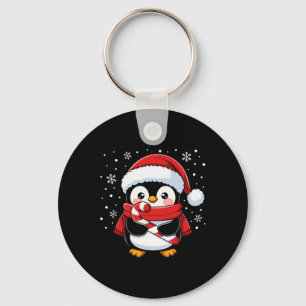 Llavero Caramelo de Navidad de Pingüino Invierno Niña Bebe