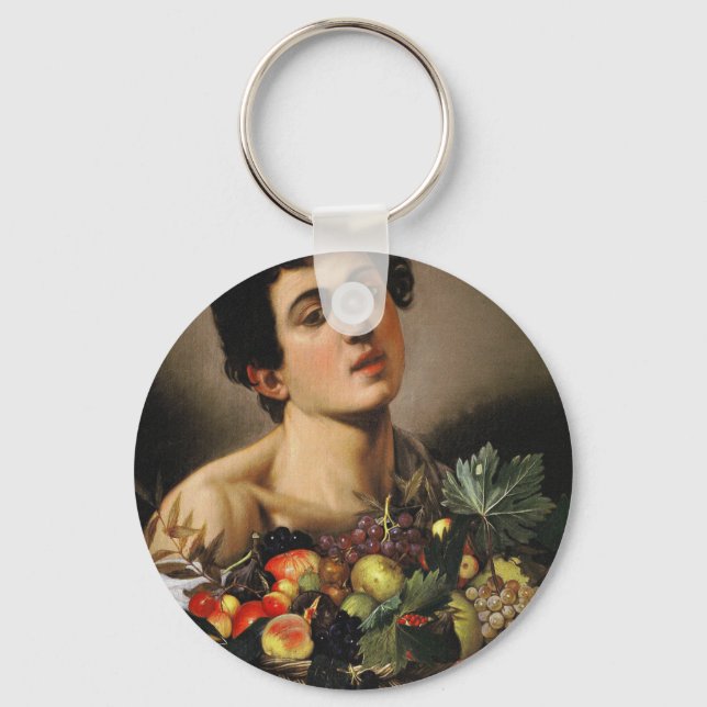 Llavero Caravaggio - Niño Con Cesta De Fruta (Anverso)