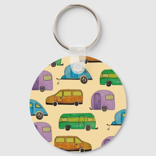 Llavero Caravanas de camping (Anverso)