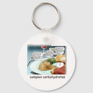 Llavero Carbohidratos Complejos Tazas Divertidas Tarjetas