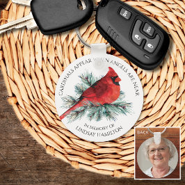 Llavero Cardenales conmemorativos parecen acuarela Pine Ph