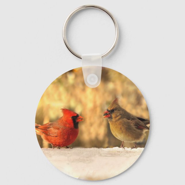 Llavero Cardenales en la Keychain del otoño (Anverso)