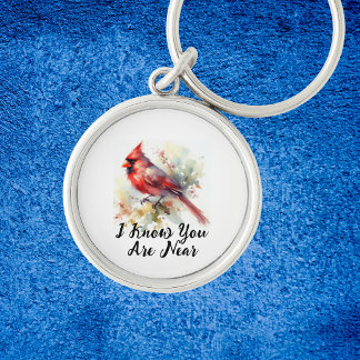 Llavero Cardinal Red Remembrance Personalize