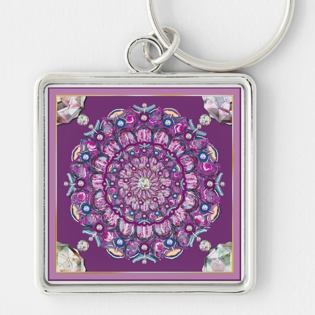 Llavero Cardinal Red Rosace (Frente)