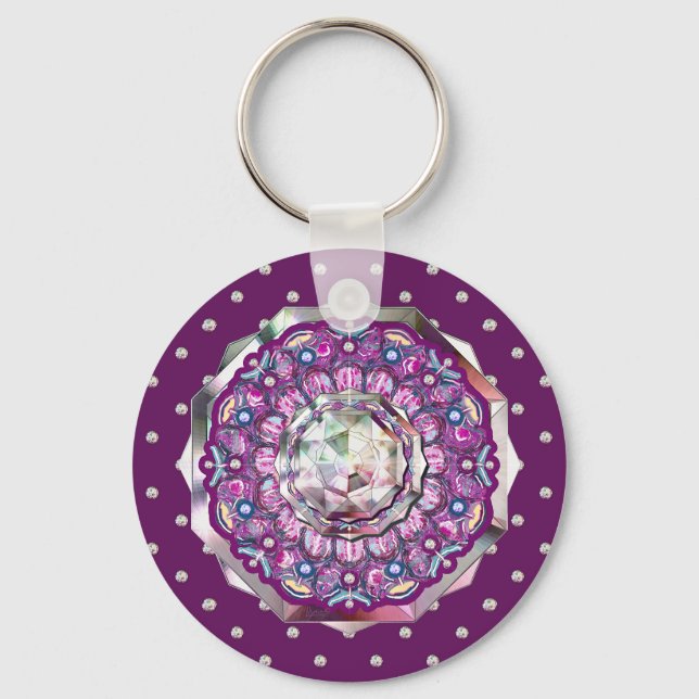 Llavero Cardinal Red Rosace (Anverso)