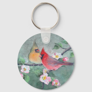 Llavero CARDINALES y BLOSSOMS APPLE por SHARON SHARPE