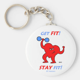 Llavero Cardio Fitness Motivacional del Paciente con Coraz