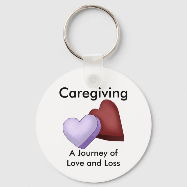 Llavero Caregiving, un viaje de amor y una cadena de perdi (Anverso)