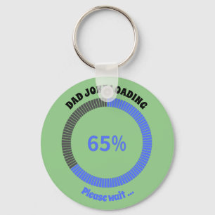 Llavero Carga de Chiste de Papá Por Favor Esperar Tendenci