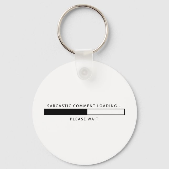 Llavero Carga de comentarios sarcásticos (Anverso)