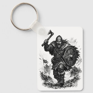 Llavero Carga de Guerrero Vikingo - Batalla de Tinta