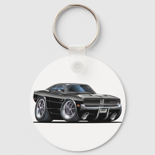 Llavero Cargador Dodge Black Car (Anverso)