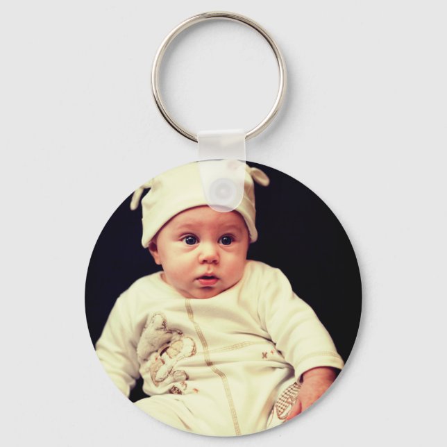 Llavero Cargar la foto de su bebé (Anverso)