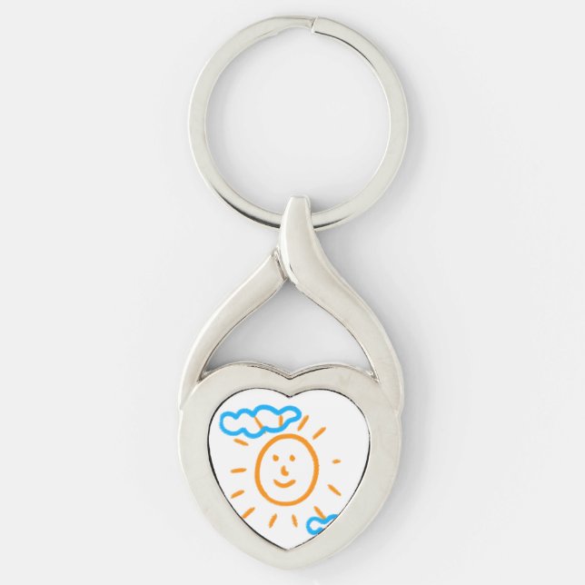 Llavero Cargar los dibujos de los niños convierte los dibu (Anverso)