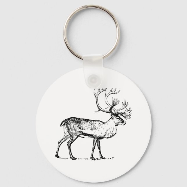 Llavero Caribou (Anverso)