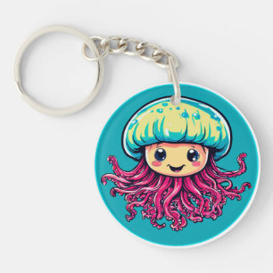 Llavero Caricatura de medusa