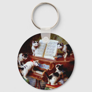Llavero Carl Reichert Kittens Jugando Piano